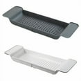 thumbnail image 5 of Bathtub Tub Shelf Caddy Rack Shower Holder Rack Storage Tray Over Bath Organizer Bathroom New, 5 of 5