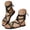 Black, variant on Women's Gladiator Sandals Roman Lace up Open Toe Fashion Casual Summer Beach Flat Shoes
