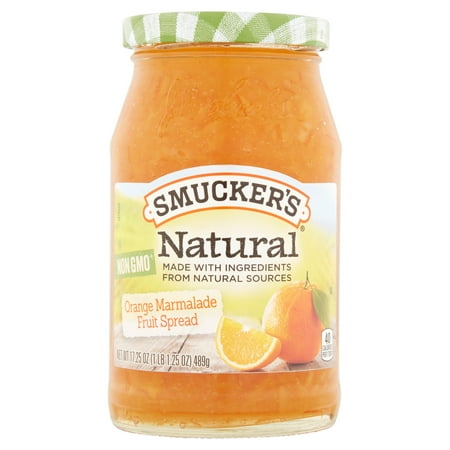 (3 Pack) Smucker's Natural Orange Marmalade Fruit Spread, 12.75-Ounce
