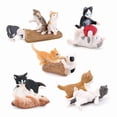 thumbnail image 1 of Juego de figuras de gatos Playful PVC Collection, juguetes para niños, 5 piezas, 1 of 2