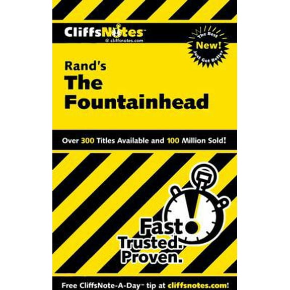 Pre-Owned Cliffsnotes on Rand's the Fountainhead (Paperback) 0764585584 9780764585586