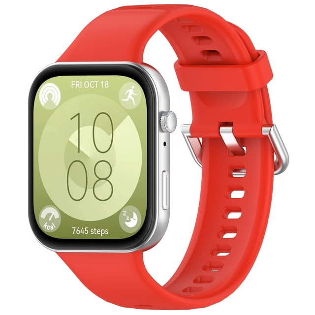 Pulsera de silicona deportiva de color sólido a prueba de sudor con ajuste cómodo y amplia compatibilidad compatible con Smartwatch