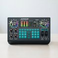 thumbnail image 2 of kowaku Broadcasting Sound Card 48V Specter Power Live Stream Audio Audio Controller 16 Effects Broadcast Sound Audio Controller for Streamers, Singers, Black, 2 of 10