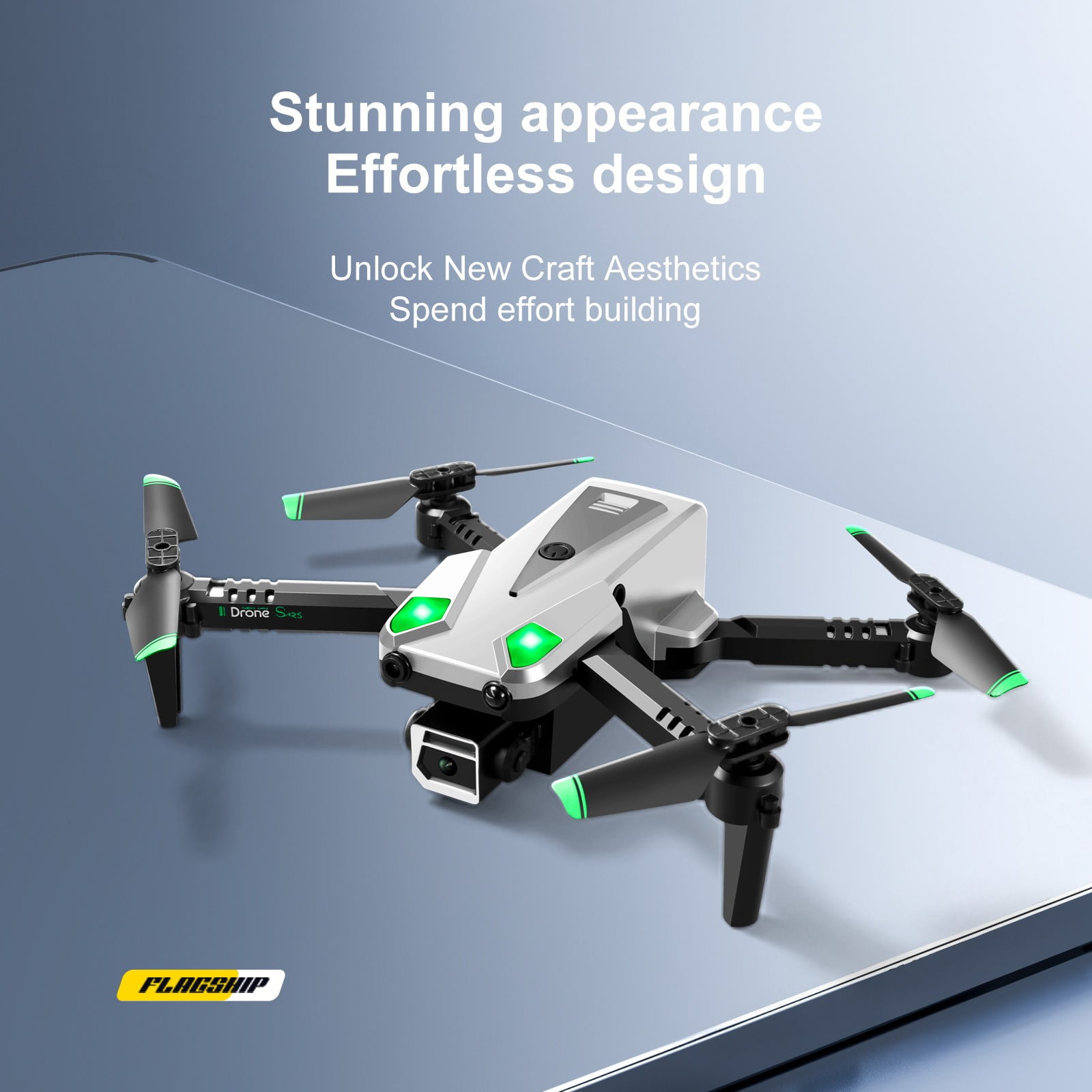 ESULOMP Drone with Dual 1080P HD FPV Camera Remote Control Toys Gifts for Boys Girls with Altitude Hold Headless Mode Start Speed Adjustment