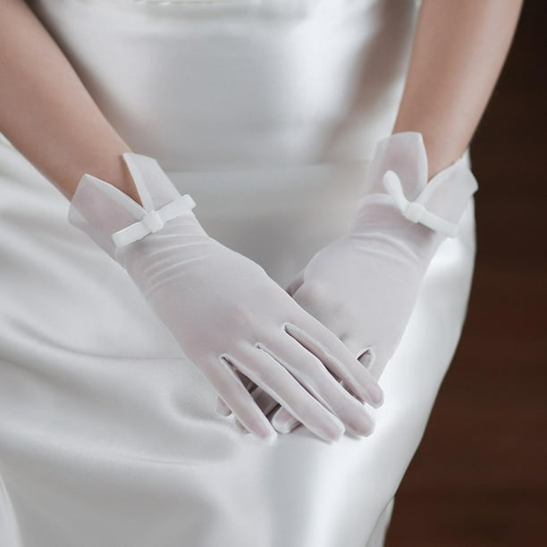 Ladies gloves for weddings outlet