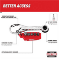 thumbnail image 2 of Milwaukee Tool 7-in-1 Multi-Bit Mini Ratchet, 2 of 9