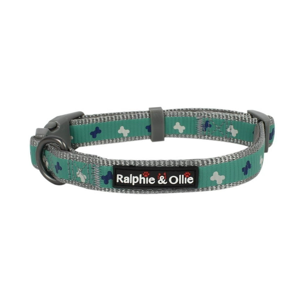 Ralphie & Ollie Reflective Dog Collar, Soft Padded Adjustable Pet