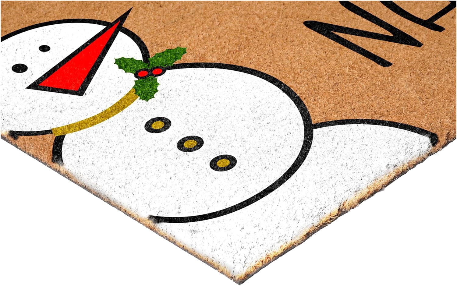 Calloway Mills 113341729 Snowman Feliz Navidad Spanish Doormat 17" x 29"