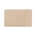 thumbnail image 2 of Xihbxyly Alfombra de Poliéster Antideslizante, Absorbente, Suave y Duradera, con Un Bonito Diseño para Dormitorio y Entrada, Lavable a Máquina, 60 X 40 Cm, Color Café/Gris/Beige., 2 of 6