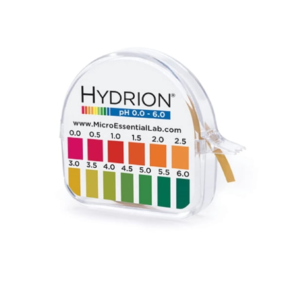 Hydrion Brillant pH 0 à 6,0 (Incréments de pH 0,5)