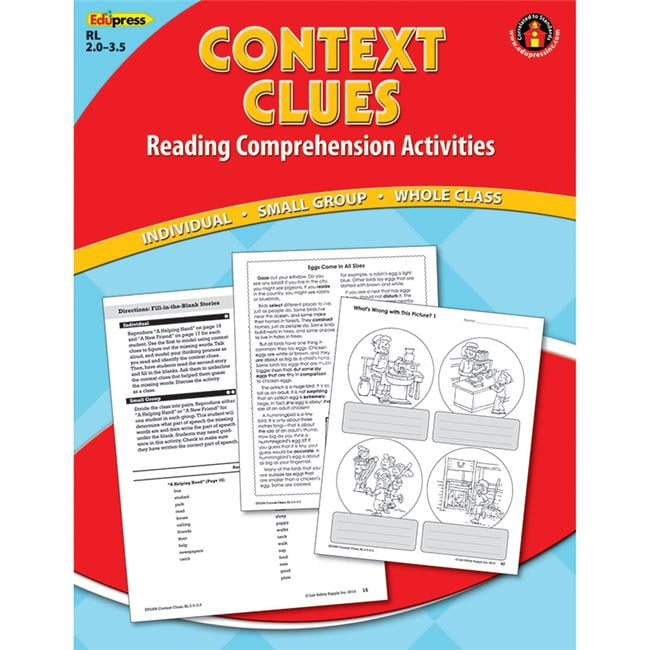 Teacher Created Resources EP 2366BN 3 Each Context Clues Comprehension 