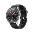 thumbnail image 1 of Pulsera inteligente Pantalla redonda táctil completa Rastreador de ejercicios Reloj deportivo a prueba de agua con banda de silicona, Marco negro Banda negra Speravity EL000124-05B, 1 of 2