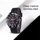 thumbnail image 4 of Sonducket Reloj de cuarzo con superficie de espejo de plástico para hombre, reloj de con carcasa de aleación para deportes de negocios, hebilla Relojes Rojo Sonducket AP004695-03, 4 of 6