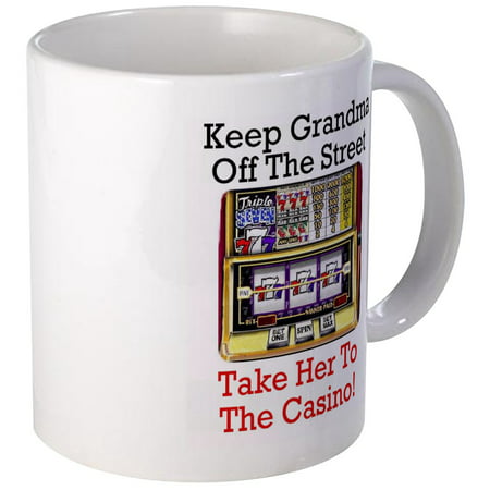 CafePress - Grandma's Lucky Casino Mug - Great Gift Idea! - Unique Coffee Mug, Coffee Cup