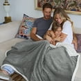 thumbnail image 6 of Catalonia Sherpa Throws Fluffy Fuzzy Fleece Blanket 50”x60” for Adults Children, Super Soft Comfy Plush for Sofa Couch Bed Reversible All Season, 6 of 8