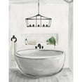 thumbnail image 3 of Vassileva, Silvia 20x24 Black Modern Framed Museum Art Print Titled - Attic Bathroom II Light Crop, 3 of 5