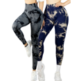 thumbnail image 1 of Set De Dos Leggings Deportivos Tie-Dye Mujer para Yoga y Gym Comodidad y Estilo, 1 of 5