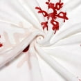 thumbnail image 6 of Red Snowflake Blanket Christmas Throw Blanket Winter Holiday Bed Blanket Super Soft Flannel Fleece Blanket Cozy Fuzzy Plush Throw Blanket for Couch “50 x 60”, 6 of 6