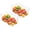White,2pack, variant on 16inch Freezer Wire Storage Organizer Baskets, Household Refrigerator Bin with Built-in Handles for Cabinet, Pantry, Closet