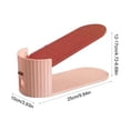 thumbnail image 3 of Organizador de zapatos apilable de doble capa: zapatero de plástico con altura ajustable, diseño antideslizante y ventilado, ideal para ahorrar espacio en el armario o la entrada., 3 of 6
