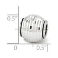 thumbnail image 2 of 925 Sterling Silver Reflections Diamond Cut Bead; for Adults and Teens; for Women and Men, 2 of 2
