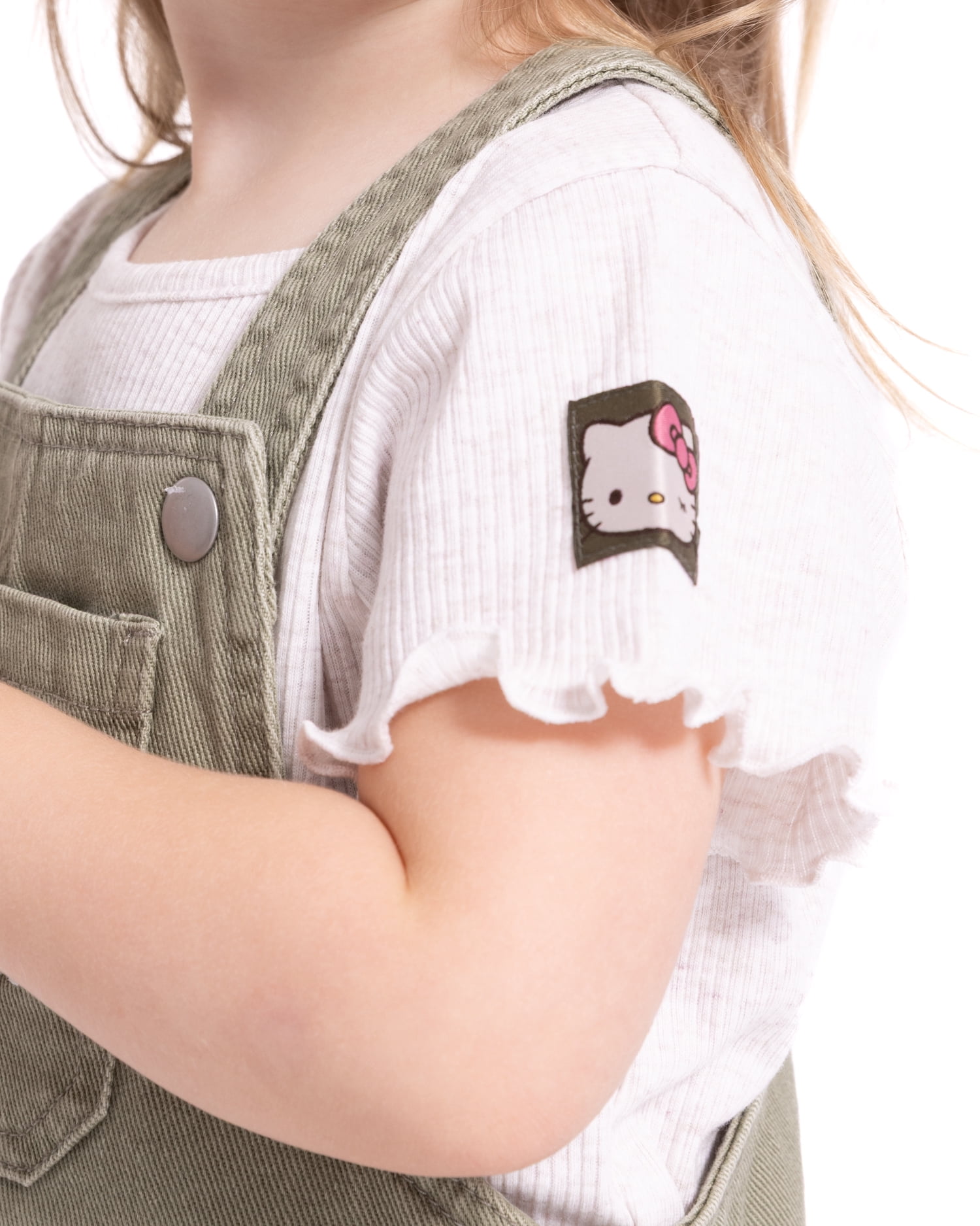 Hello Kitty Toddler Girls Short Sleeve Tee and Cotton Skirtall Set, 2 Piece, Sizes 12M-5T