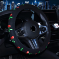 thumbnail image 1 of Funda universal para volante de coche, bordada, para decoración interior de vehículos, adecuada para hombres y mujeres, para las cuatro estaciones, 1 of 4