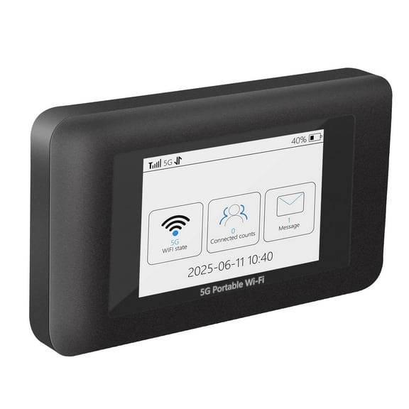 Karbor 5G Mobile Hotspot, Portable WiFi Hotspot for Travel in 80  Countries, Multi-Carrier Network, Ultra High Speed Mobile Hotspot Device, 16 Connected Devices, SIM not Included