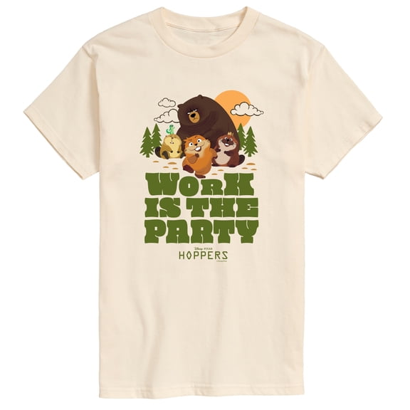 Hoppers - Work Is The Party - Men's Short Sleeve Graphic T-Shirt