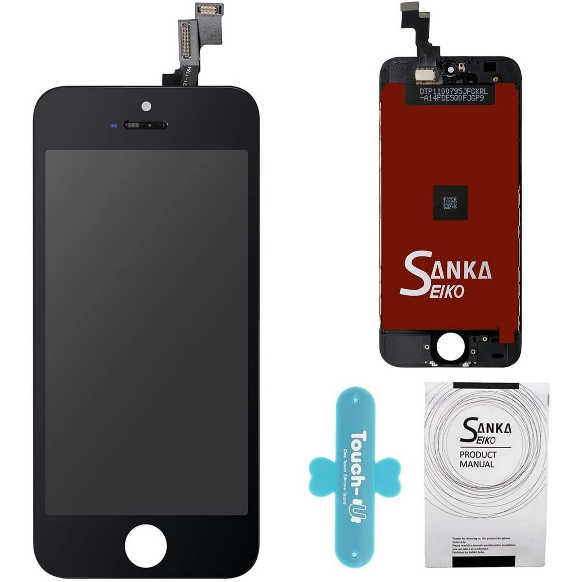 SANKA iPhone 5S LCD Screen Replacement Digitizer Display Retina Touch  Screen Glass Frame Assembly for iPhone 5S - Black | Walmart Canada