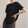 thumbnail image 2 of ZyeKqe Oversized T Shirts for Women Short Sleeve Shirts Round Neck Tees Loose Fitted Summer Tops, 2 of 7