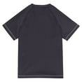 thumbnail image 6 of FORMRS Boys Rash Guard with Short Sleeves UPF 50+ Swim Shirts Sizes 3-12T, Black Astronaut Record, 6 of 6
