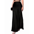 thumbnail image 2 of Women Fall Skirts Business Casual Clothes High Waisted Cocktail Party Wedding Guest Mermaid Maxi Skirt Black S, 2 of 9