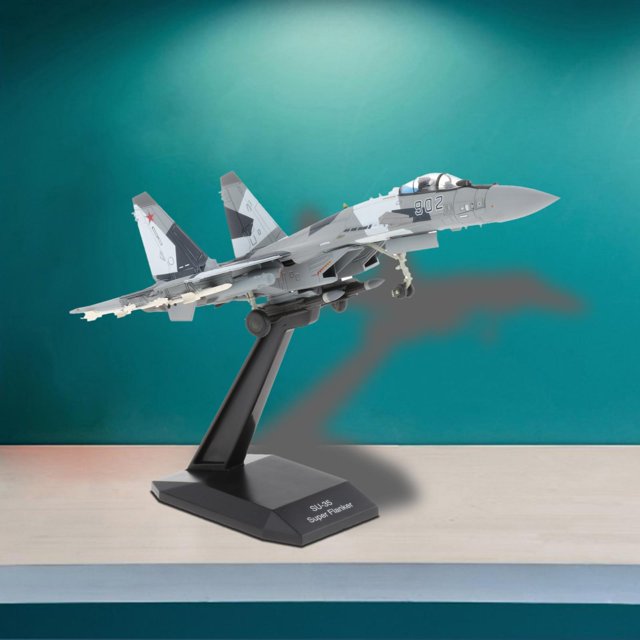 1: 100 -35 aleación Diecast modelo de soporte de exhibición coleccionables decoración para hogar Hugo Aviones en miniatura