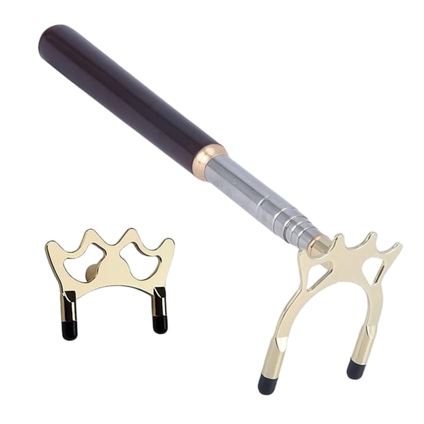 Bilr portátil Stick Bridge s de puente longitud se extiende Telescópico de material acero inoxidable para de bilr Snooker Práctica Cabeza alta baja DYNWAVEMX Puente de billar