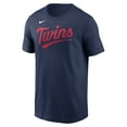 thumbnail image 2 of Men's Nike Navy Minnesota Twins Wordmark T-Shirt, 2 of 3