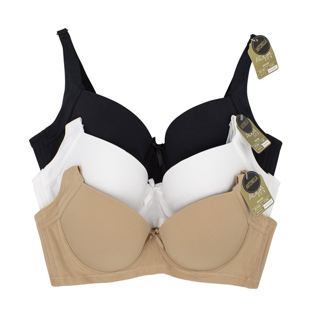 Paquete 3 Brasier Adda Lingerie Copa D Para Busto Pesado