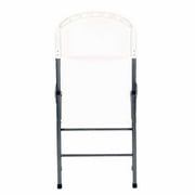 Mainstays Premium Resin Folding Chair, 4-Pack, White