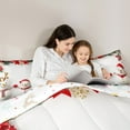 thumbnail image 5 of jejeloiu Cute Xmas Snowmen Bedding Comforter Set,Happy New Year Twin Comforter Sets,Merry Christmas Bedding Set For Children,Luxury Bedroom Decor Reversible,2 Pieces, 5 of 8