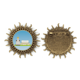 thumbnail image 1 of El símbolo nacional de Novosibirsk, Rusia Pin de gancho de metal vintage con forma de sol Unbranded M, 1 of 3