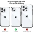 thumbnail image 6 of Entronix Slim Back Cover Case with X-Shock Protection and Comfortable Grip for iPhone 13, Clear, 6 of 6