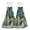 Starry Night Snowman, variant on Wobogo Hugging Snowmen Hand Towel Set of 2 Absorbent for Kitchen and Bathroom With Velcro Hanging Loop 18.2×14in