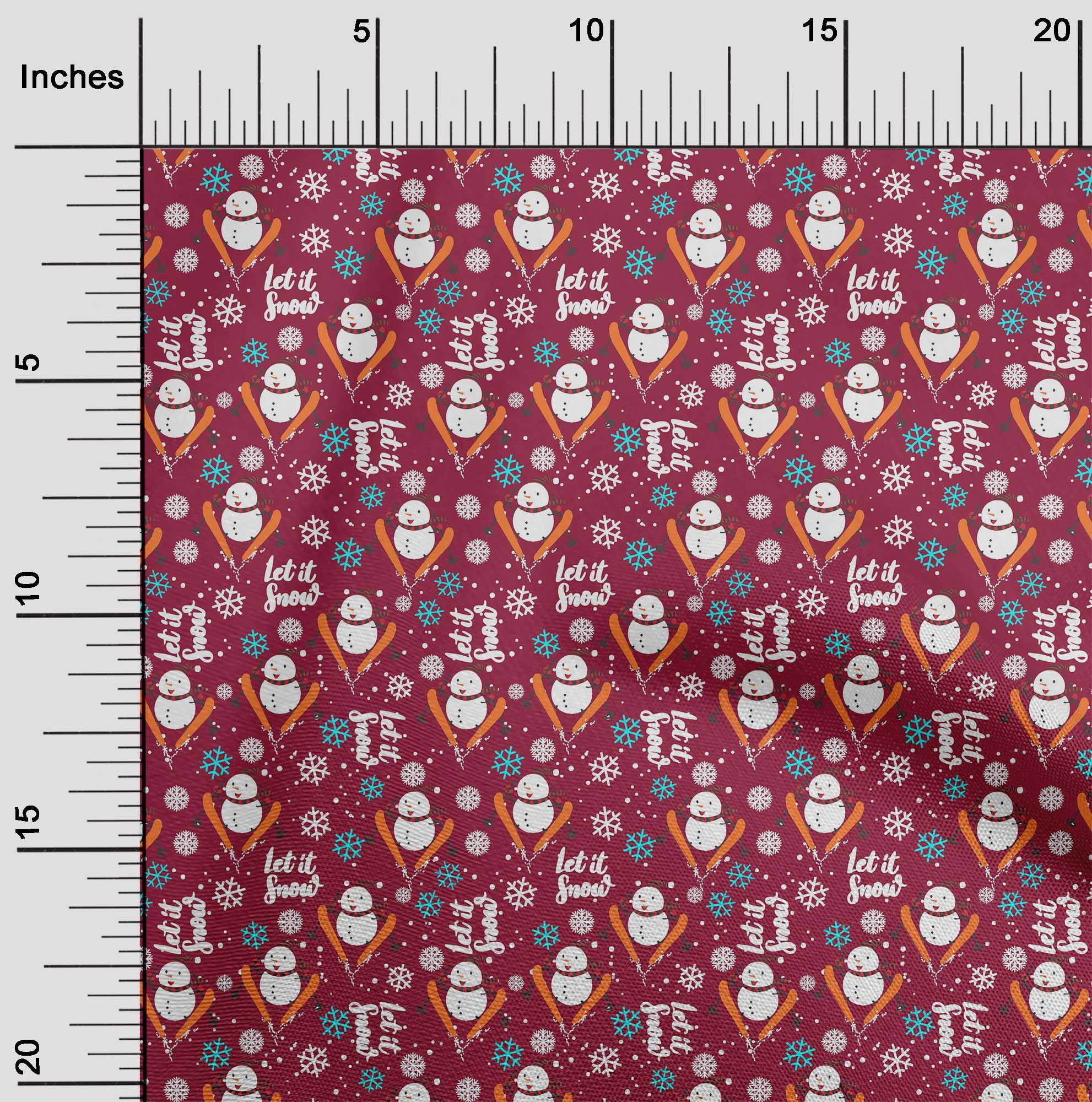 oneOone Silk Tabby Bright Crimson Red Fabric Christmas Quilting Supplies Print Sewing Fabric By The Yard 42 Inch Wide