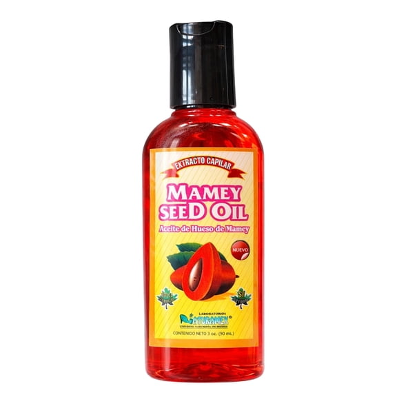 Mamey Seed Oil for Hair & Scalp – Aceite de Hueso de Mamey Hair Oil Treatment, Lightweight Moisturizing Oil for Dry Hair & Shine, Daily Hair Care, 3 fl oz (90 mL)