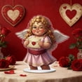 thumbnail image 5 of Adornos de San Valentín, regalos de San Valentín, adornos de acrílico para escritorio, regalo romántico de San Valentín, figura 2D, soporte de exhibición de acrílico., 5 of 5