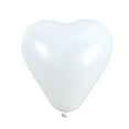 thumbnail image 2 of 20 globos de látex con forma de corazón de 25 cm, gruesos y decorativos, para fiestas, cumpleaños y bodas (blancos)., 2 of 5