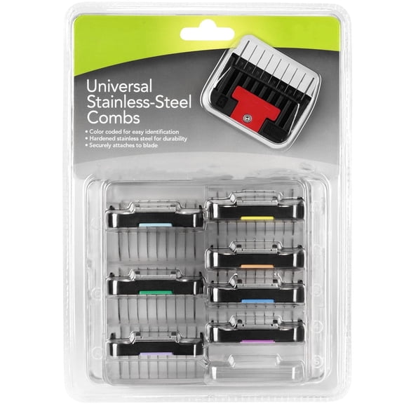 Set of combs lifted stainless steel parts 8