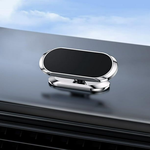 Soporte para teléfono para automóvil Cuna para teléfono Fácil de usar Rotación de 360 degree Tablero Soporte para automóvil Plata Hugo Soporte para teléfono de coche