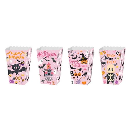 

4PCS Popcorn Boxes Theme Party Popcorn Boxes Popcorn Paper Party Decoration Supplies Snack Candy Cookie Container Event Party Supplies Event Dress for Women Party Decorations for Women 50th Birthday