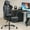 Black, variant on Gaming Chair with Footrest, Ergonomic Home Office Chair with Lumbar Support & Headrest Pillow, Height Adjustable Swivel Recliner Racing Computer Video Game Chair, Black